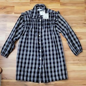 Zara plaid dress